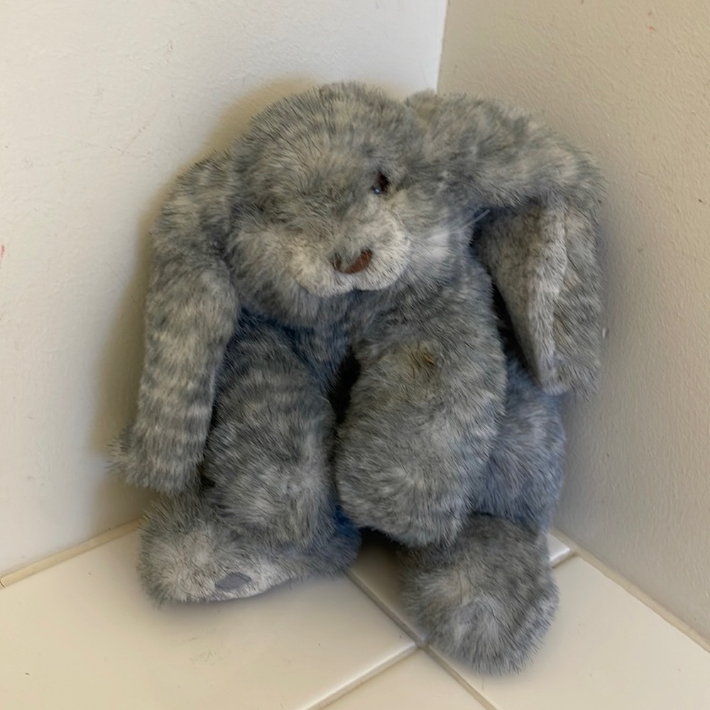 Vintage Purr-fection by MJC Plush Spotted Bunny Rabbit 12" 1992 Stuffed Animal